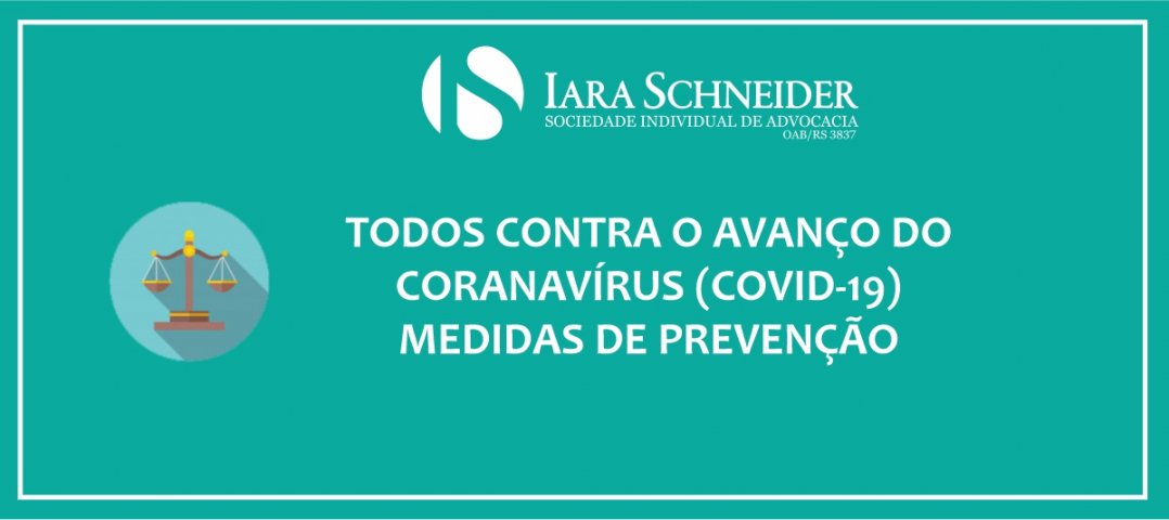 Todos contra o avanço do Coronavírus (Covid-19) - Medidas de prevenção